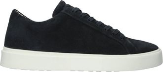 Blackstone Crag Finn Low - Heren - Sneakers - Blauw - 44 EU - Leer - Schoenen