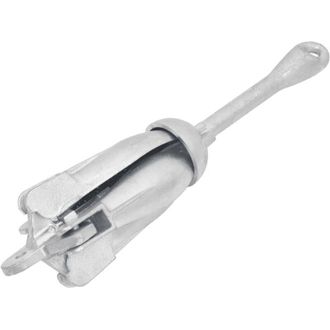 vidaXL Ancla Plegable Hierro Maleable Plateado 6 Kg Vidaxl