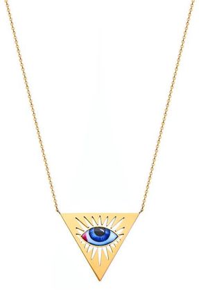 Lito Isida Petite Pendant Necklace in Blue at Nordstrom