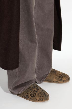 UGG Suede Shoes Elea Spotted Slip-On, Womens, Brown