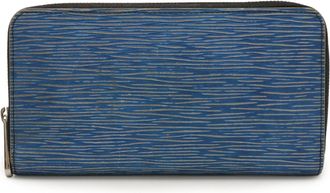 Louis Vuitton Blue Light Blue Epi Leather Long Wallet (Bi-Fold) (Pre-Owned)