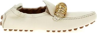 Tod's White Gommino Loafers