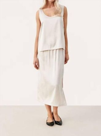 Part Two Dodo Satin Cami Top In Champagne