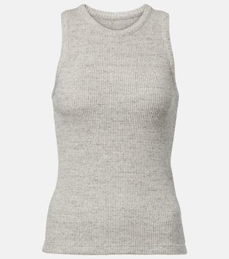 Bottega Veneta Ribbed-knit cotton tank top