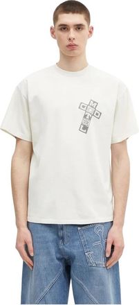Aries T-Shirts - Heren - T-shirts - Wit - XL - Tops