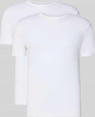 HUGO BOSS Regular Fit T-Shirt Set aus reiner Baumwolle in 2er-Pack in Weiss, Gr&ouml;&szlig;e XXL