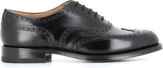 Churchs Zwarte Loafers van Geborsteld Leer - Heren - Nette schoenen - Zwart - 41 1/2 EU - Leer - Schoenen
