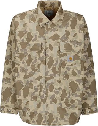 Carhartt Work in Progress Hombre, Chaquetas, Marrón, Talla: S