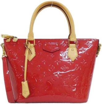 Louis Vuitton Pre-owned Vernis Montebello Handbag - Dames - Vintage Schoudertas - Rood - ONE Size - Vintage