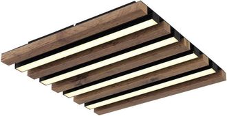 Globo Lighting L&aacute;mpara De Techo Led Semiempotrada Integrada De 30 Cm, Color Negro Mate, 3000 K