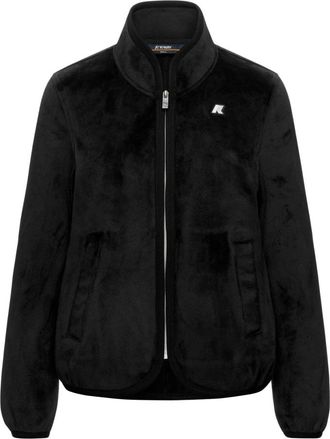 K-Way Tuda Velour Polar - Dames - Jassen - Zwart - Maat: S Fleece