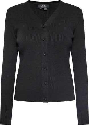Usha Vest Dames zwart