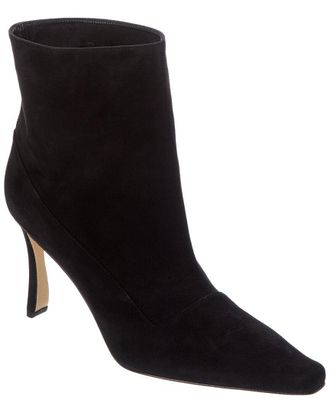 Manolo Blahnik Gustatu 90 Suede Bootie