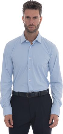 BOSS Camicia classica da uomo P-HANK-S-KENT Celeste BOSS Uomo