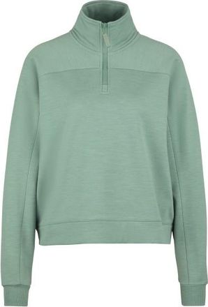Stoic MerinoFleece335 MMXX. Lulea Half zip Merinopullover für Damen | türkis