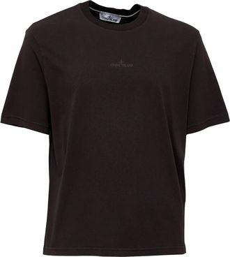 Stone Island Hombre, Camisetas, Marr&oacute;n, Talla: S