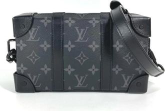 Louis Vuitton Pre-owned Monogram Eclipse Clutch - Dames - Vintage Schoudertas - Zwart - ONE Size - Vintage