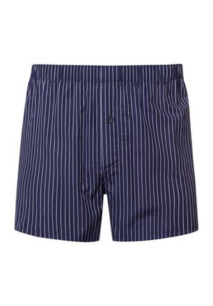Hanro Fancy Woven Cotton Boxer in Fine Stripe at Nordstrom, Size Small