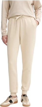 A|X Armani Exchange Stretch-katoenen joggingbroek - Dames - Sweatpants - Beige - XS - Katoen - Broeken