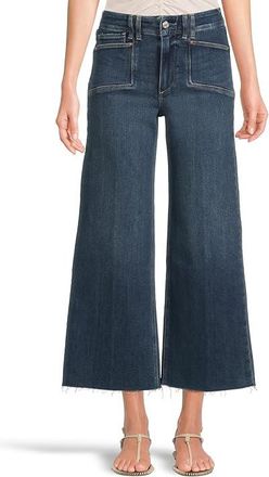 Paige Anessa Set In Pockets Raw Hem In Amoroso Womens Jeans Amoroso : 30 27, Cotton/Denim/Polyester