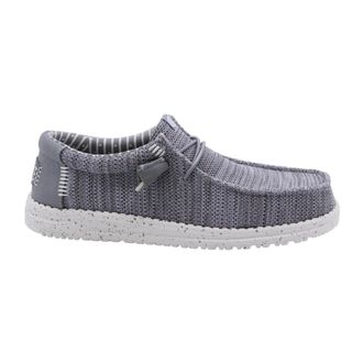 Hey Dude Laced Shoes, male, Gray, Size: 10 US Stylish Espadrille Shoes for Summer