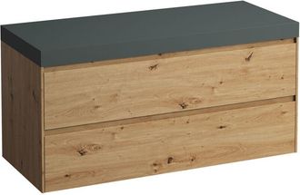 Laufen Lani Encimera De Lavabo Gris Tr&aacute;fico Incl. Mueble Bajo - Laufen