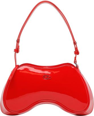 Diesel Red Play Shoulder Bag