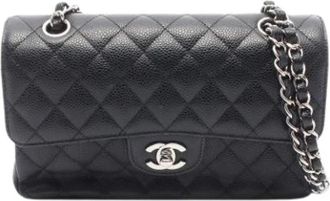 Chanel Pre-owned Vintage Schoudertas - Dames - Vintage Schoudertas - Zwart - ONE Size - Leer - Vintage
