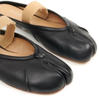 Maison Margiela Ballerinas - Tabi Ballerina Mule Elastic Band Black - Gr. 36 (EU) - in Schwarz - f&uuml;r Damen
