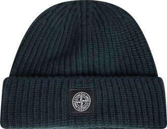 Stone Island Ribbed Knit Beanie