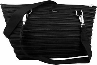 BAM Bags Flat Bottom Tote Bag In Black