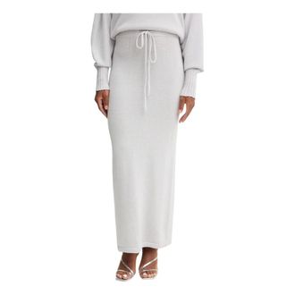 Twinset Gonna Lunga - - Skirts - Donna - Grigio - S