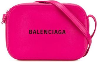 Balenciaga Pre-owned Cross Body Bags, female, Pink, Size: ONE SIZE Pre-owned Vintage Shoulder Bag