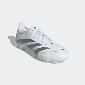 adidas Fussballschuh ADIDAS PERFORMANCE PREDATOR LEAGUE MG, Damen, Gr. 44, silber (cloud wei&szlig;, silber metallic, bright royal), Synthetik, Schuhe Fussballschu