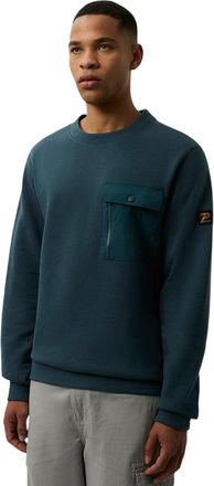 Patrick Mens Archie Crew Neck Sweatshirt (Donkerblauw)