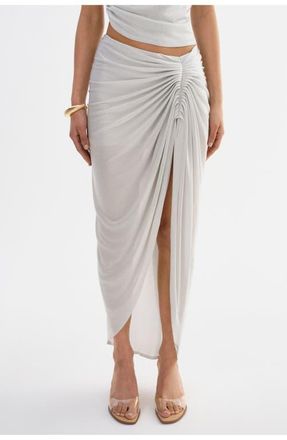 LaMarque SANNA | Maxi Skirt in Silver Shimmer at Nordstrom, Size Xx-Small