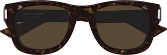 Saint Laurent Sunglasses Sl 801 002 Brown/Brown Men