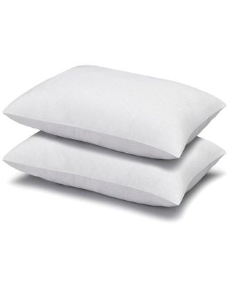 Ella Jayne Home Set Of 2 Simple Comfort Down Alternative Pillows, Medium Density, Standard Size