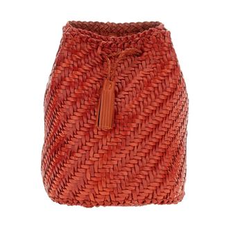 Dragon Diffusion Bucket Bags, female, Orange, Size: ONE SIZE PomPom Double Jump Bucket Bag