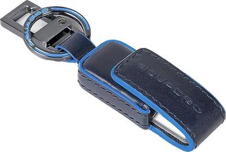 Piquadro Keyrings, unisex, Blue, Size: ONE SIZE Keychain with 256 GB USB flash drive