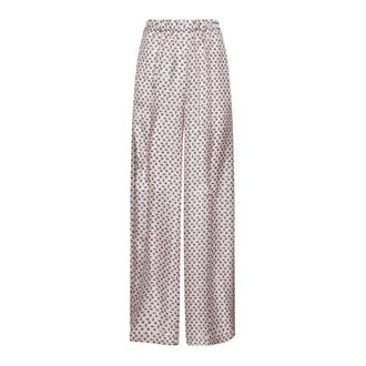 Max Mara Wide Trousers, female, Pink, Size: L Mxm Vischio Trousers
