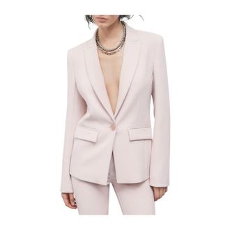 Patrizia Pepe Blazer in Crepe Elasticizzato Sagomato - - Jackets - Donna - Rosa - M