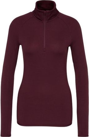 Stoic MerinoSoft180 TuleboLightSt. Half Zip Merinounterw&auml;sche f&uuml;r Damen | rot