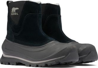 Sorel Buxton Waterproof Pull-On Snow Boot in Black/quarry at Nordstrom, Size 10.5