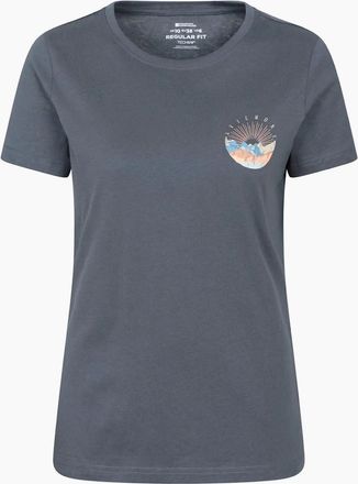 Mountain Warehouse Womens Mountain Warehouse Womens/Ladies Aviemore Mountain T-Shirt - Navy - Size: 10