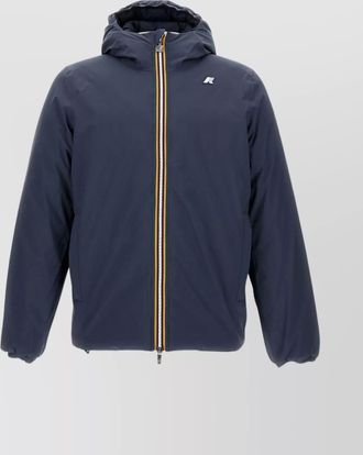 K-Way reversible hooded quilted jacket