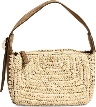 Madewell The Sculpted Metal Wristlet Bag in Aged Cognac Multi at Nordstrom