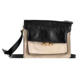 Marni Pre-owned Shoulder Bags, female, Beige, Size: ONE SIZE Pre-owned Leather shoulder-bags