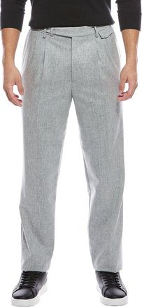 Brunello Cucinelli Pleated Leisure Fit Wool Pant
