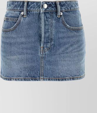 Alexander Wang denim mini skirt
